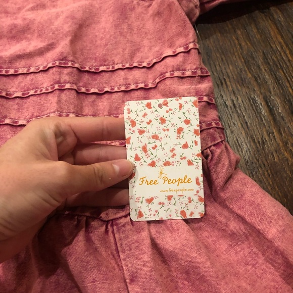 FREE PEOPLE Sweet Surrender Denim Minidress XL - Picture 9 of 12